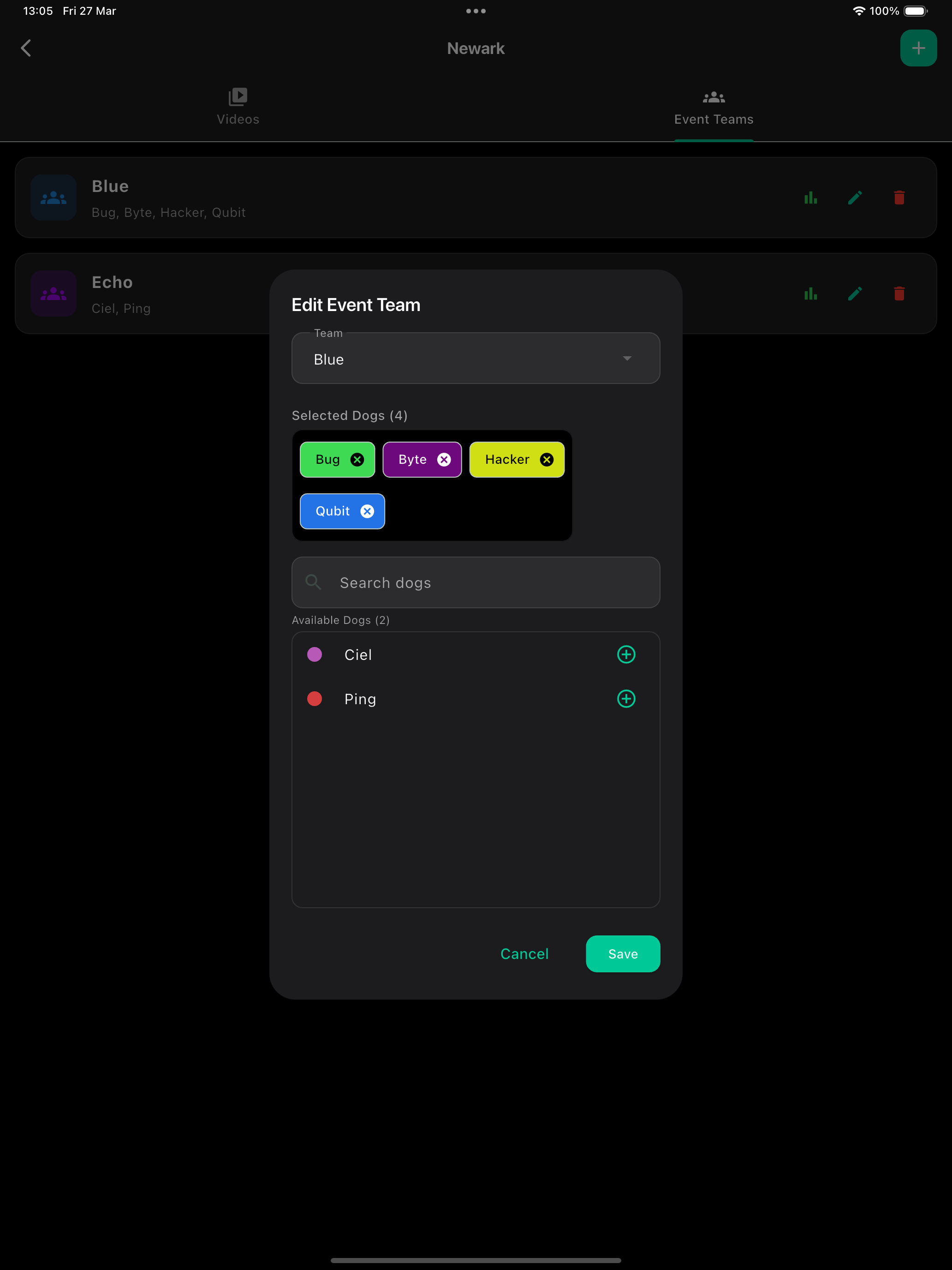 Event Team Management